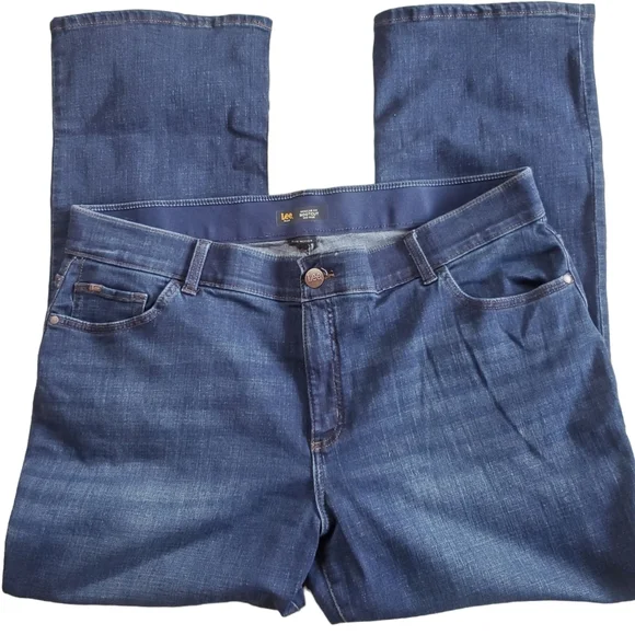 Plus Size Lee Side Elastic Jeans Petite LEE WOMEN'S SIDE ELASTIC